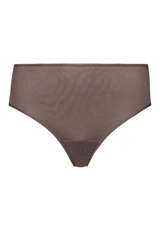 Luxury Moments Lace-Back Brief | Stonewash 71480-2756