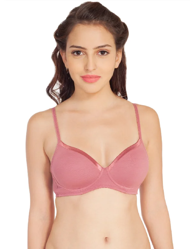 Medium Coverage Padded Non Wired T-shirt Bra-CB-104