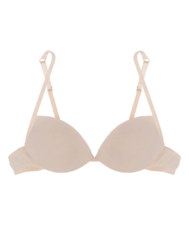 sheer tactel padded bra