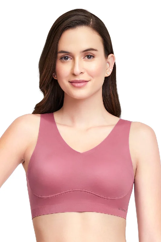 Skins V-Neck Bra - Mellow Mauve