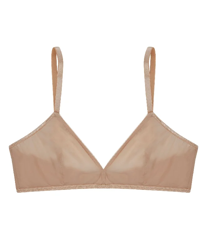 sheer tactel soft bra