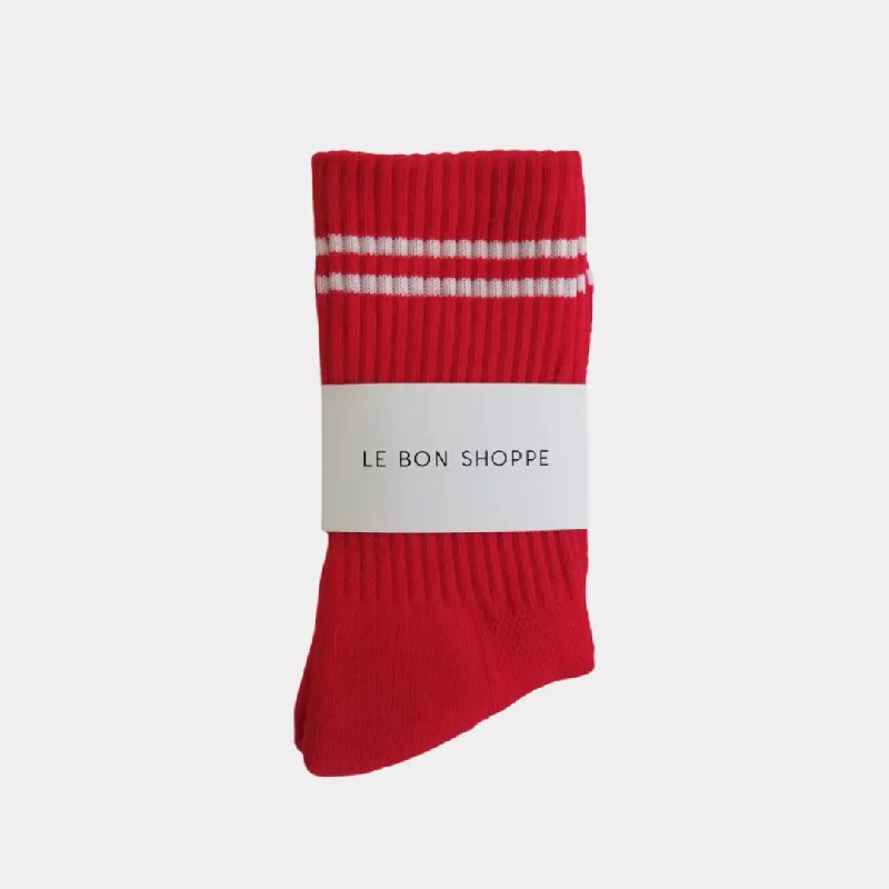 Boyfriend Socks (Red)