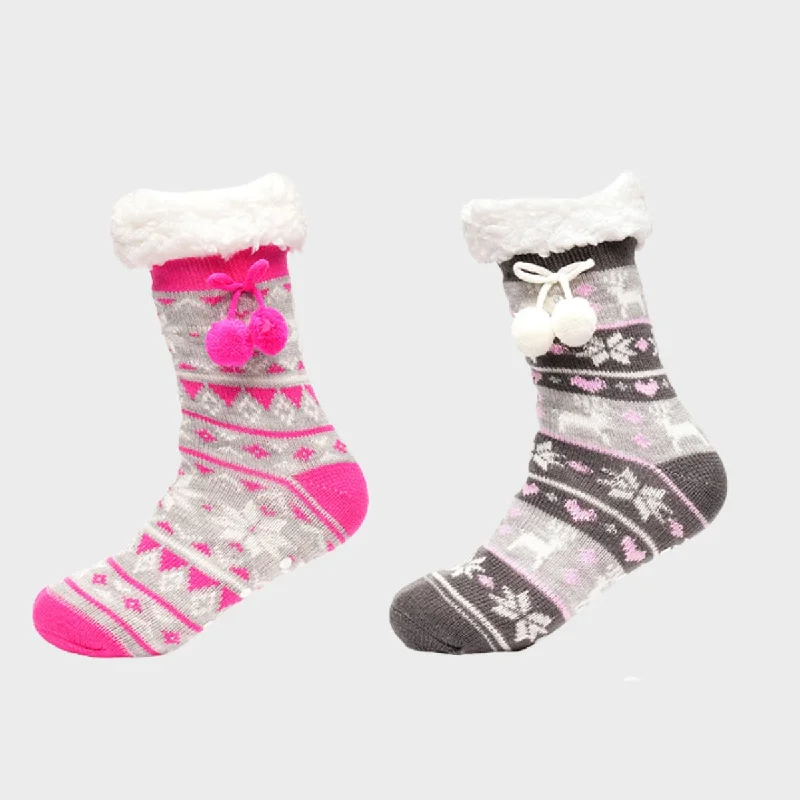 Ladies Christmas Lounge Socks