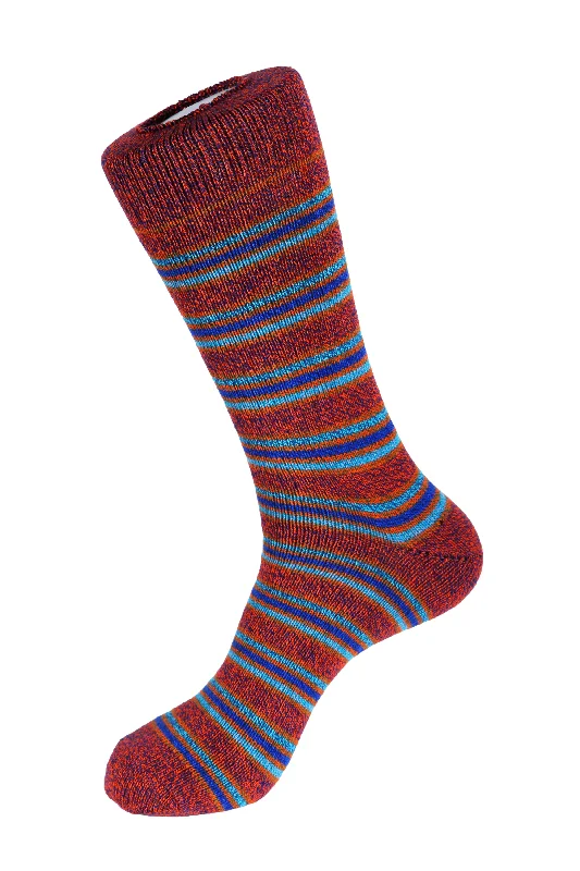 Lane Stripe Boot Sock